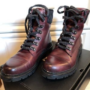 Frye Samantha Hiker Boots, Bordeaux, size 8